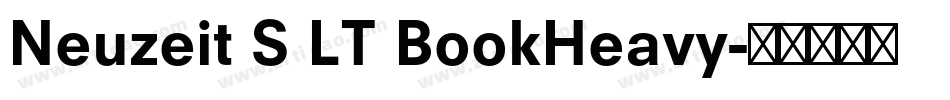Neuzeit S LT BookHeavy字体转换